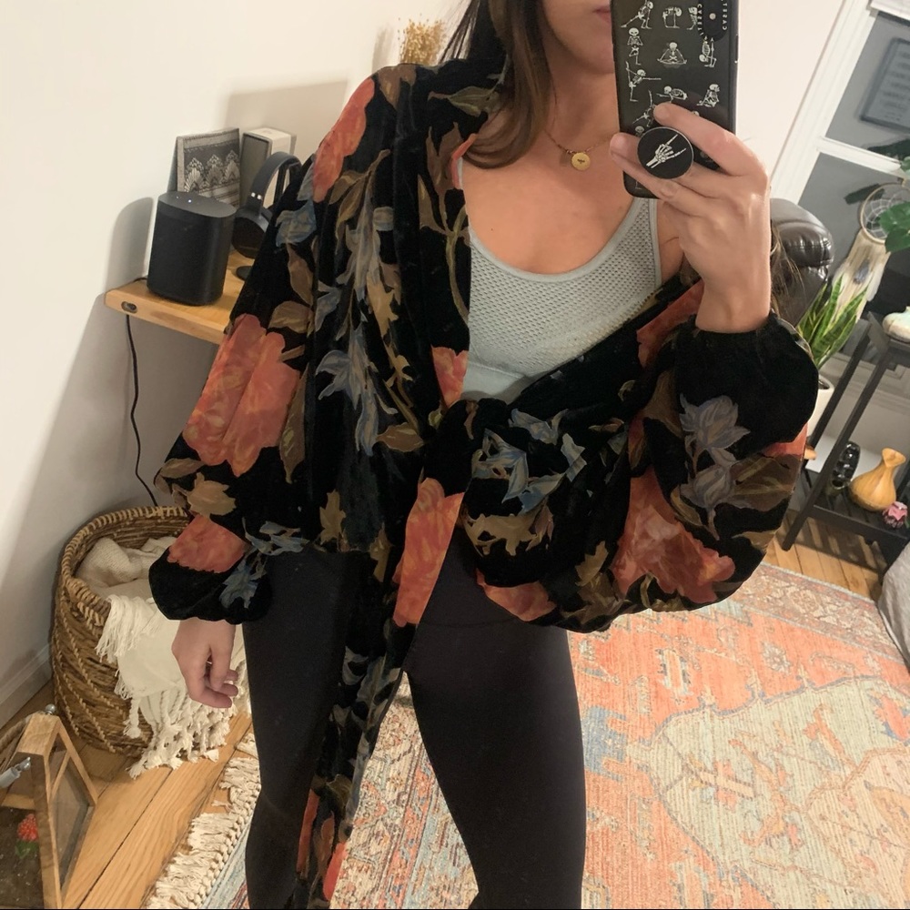 Vici Blue Blush Wrap Tie Top